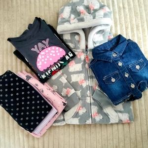 8 pieces Girls 18 months bundle